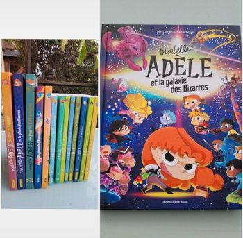 BD Mortelle Adèle, couverture rigide, gros format : Mortelle Adèle et la Galaxie des Bizarres