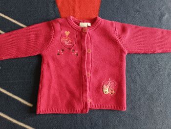 Petit gilet Disney Minnie en 12 mois