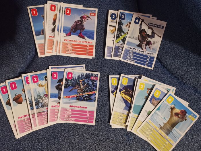 cartes l'age de glace les courses artiques