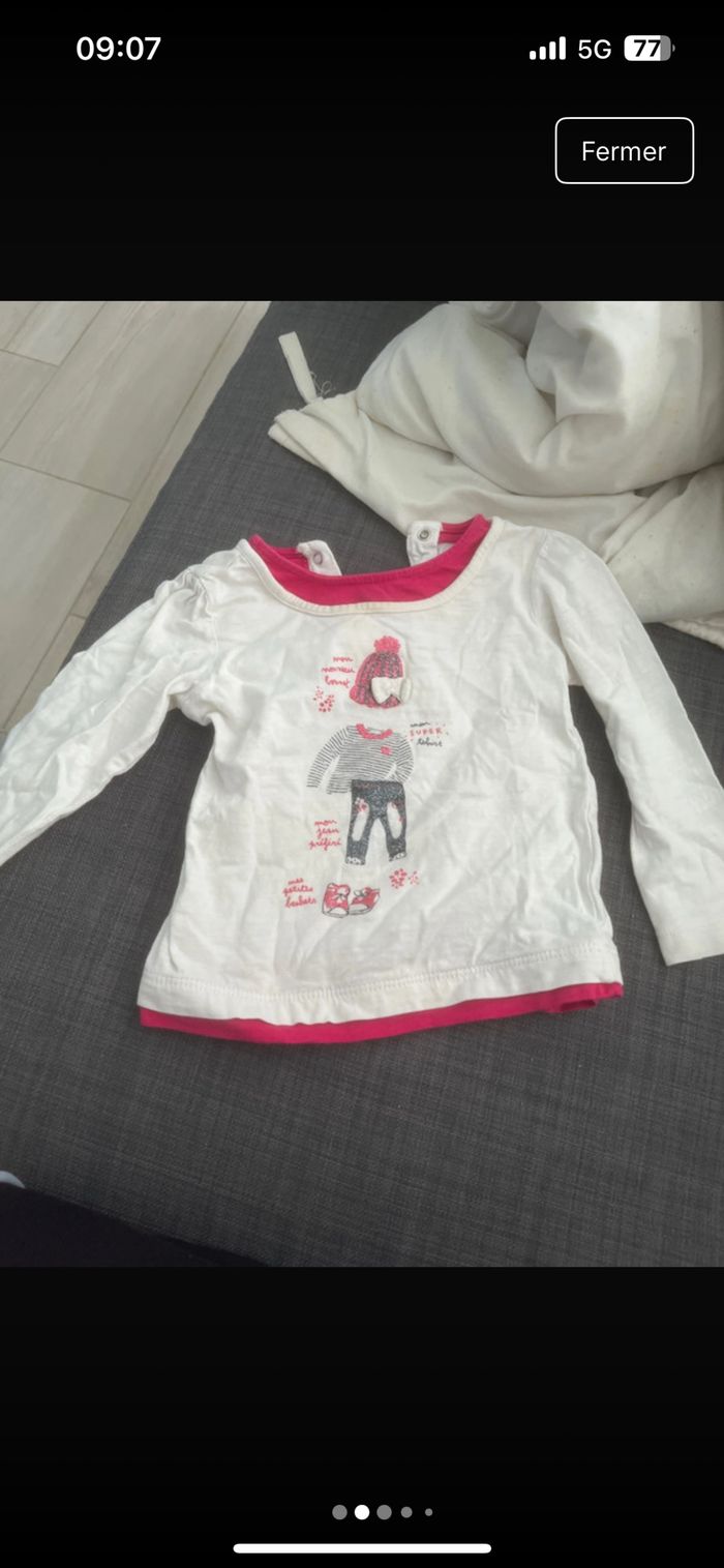 Hauts et shorts bébé fille 18mois - photo numéro 7
