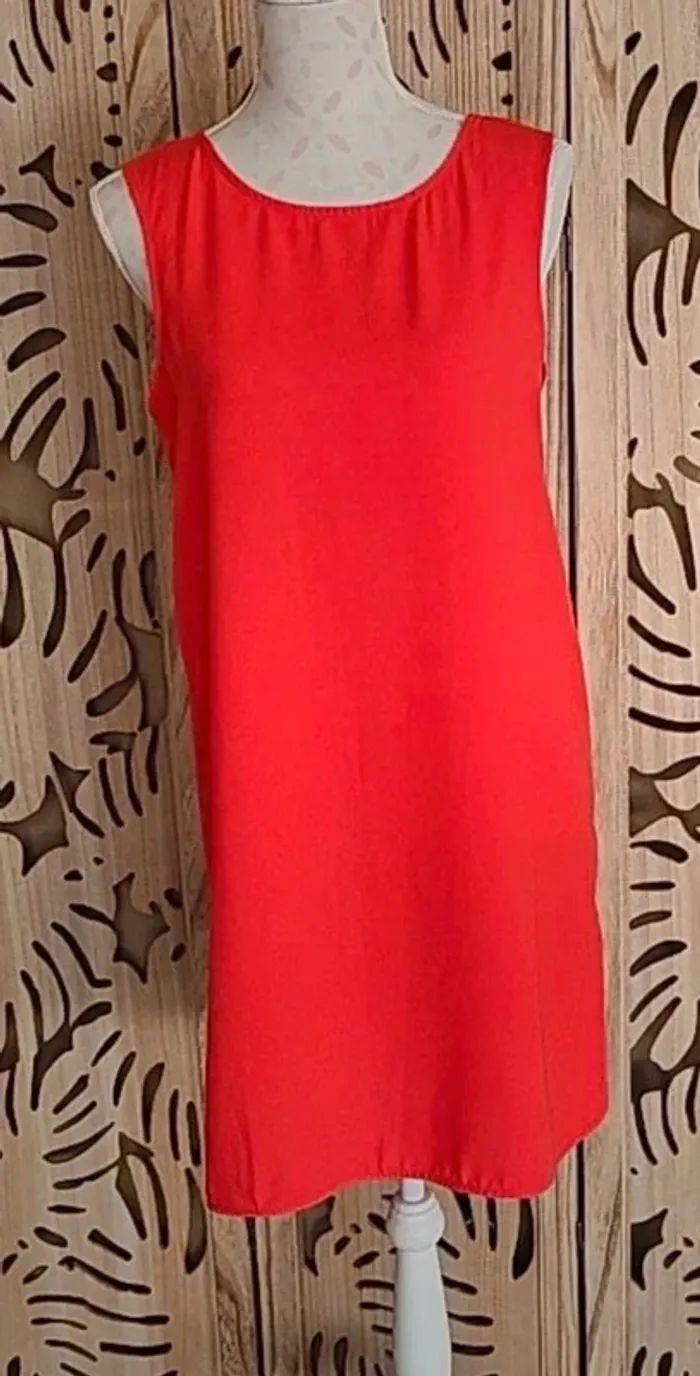 Robe fluide bas arrondi T 38 Camaïeu - photo numéro 3