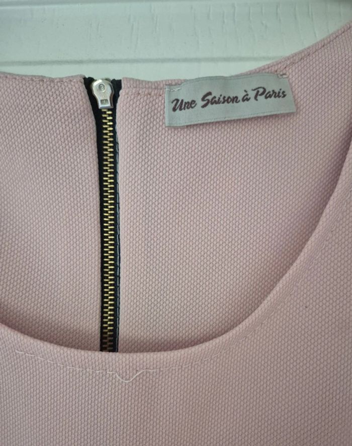 Magnifique robe patineuse rose pale 36-38 - photo numéro 3