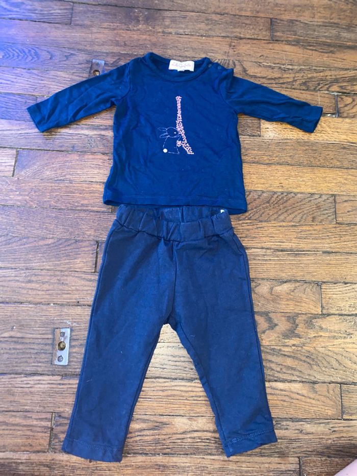 tshirt Lili Gaufrette et legging Mayoral  6 mois
