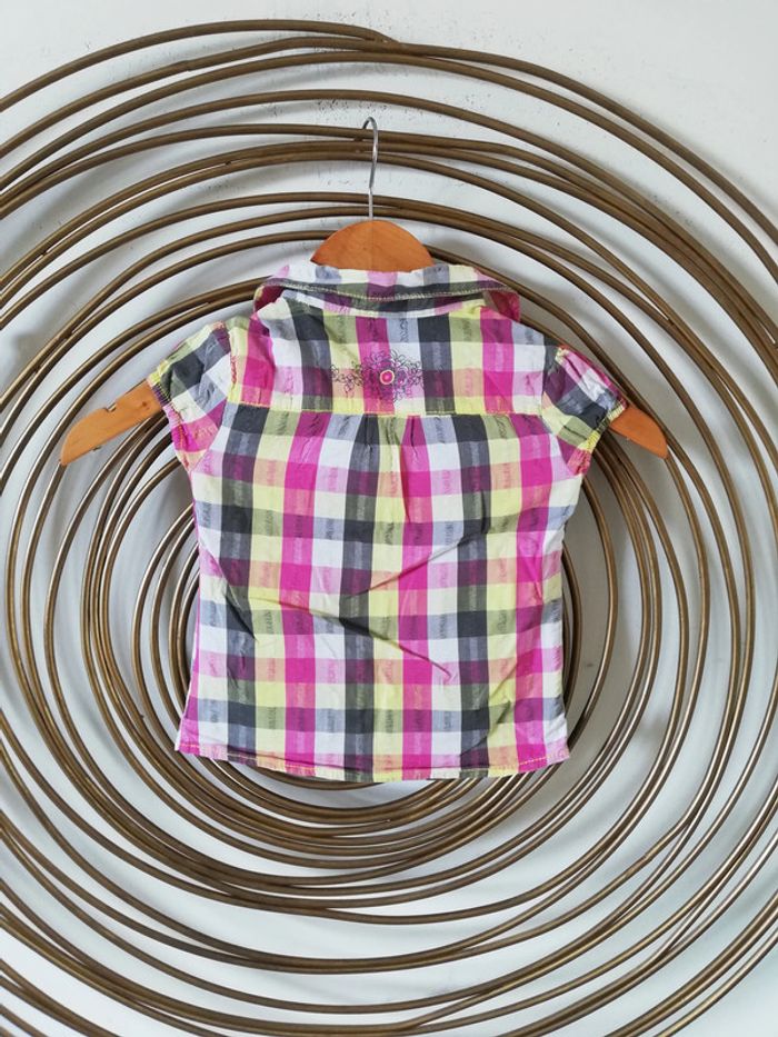 Chemise à manches courtes à carreaux Orchestra 3 ans - photo numéro 2