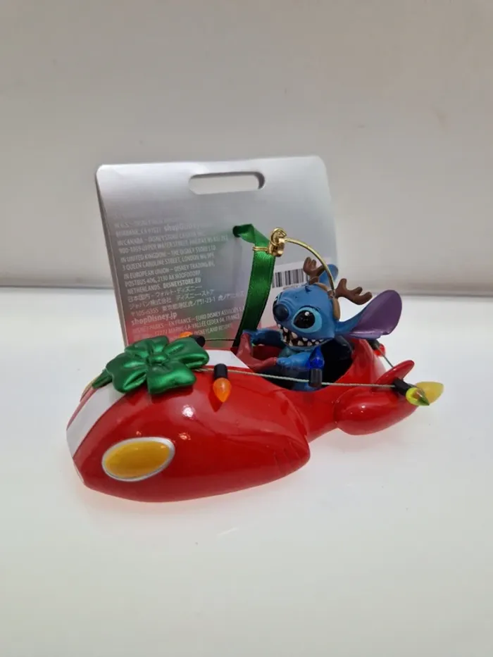 D171- Disney Stitch Spaceship Festive Hanging Ornament