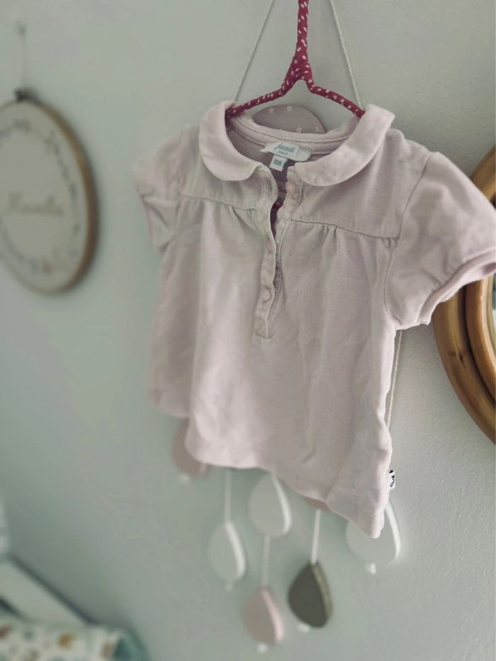 Polo fille Jacadi 18mois 100% coton