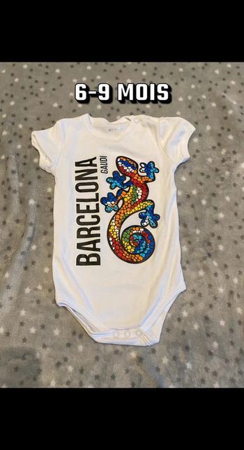 Body 6 - 9 mois Barcelona Gaudi