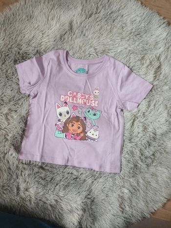 Tee-shirt gabby's dollhouse 3-4 ans