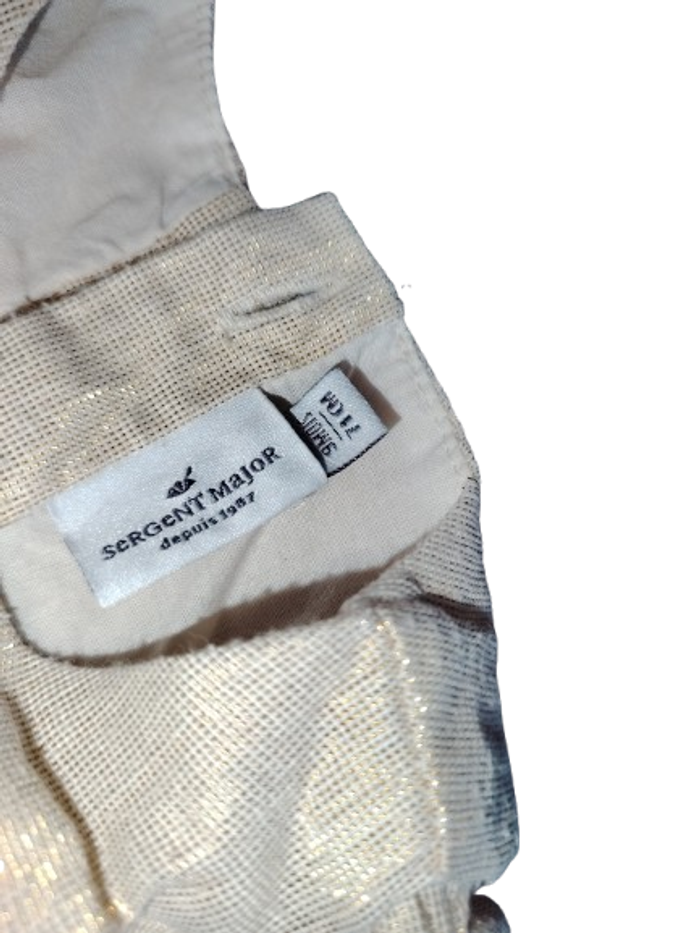 Robe scintillante doré 9 Mois fille Sergent Major - photo numéro 2