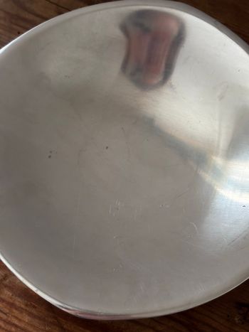 Joli vide poche vintage en inox Royal uginium