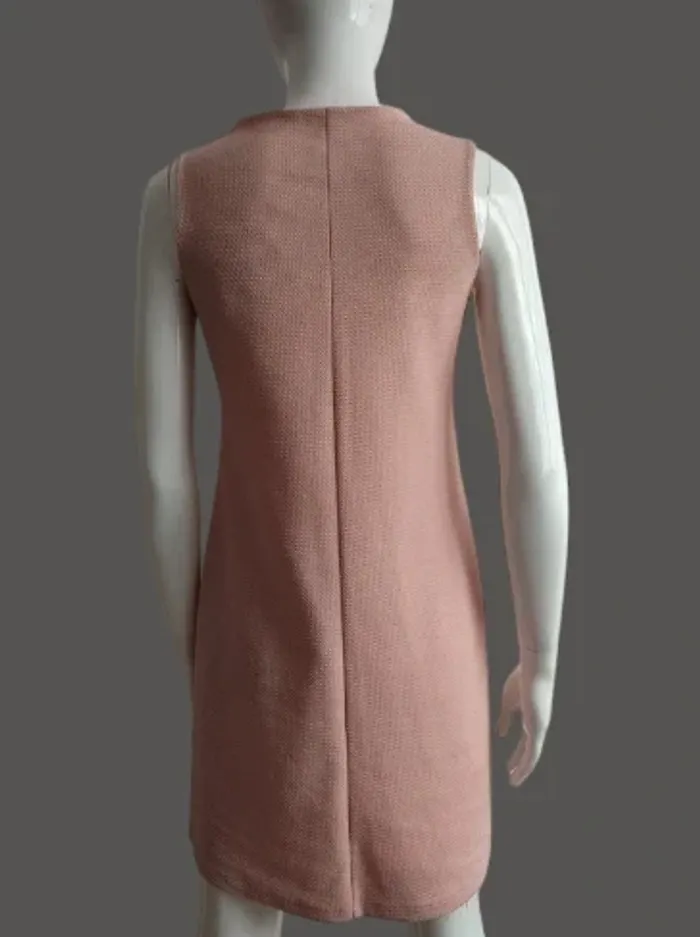 Robe scuba rose pâle - photo numéro 5