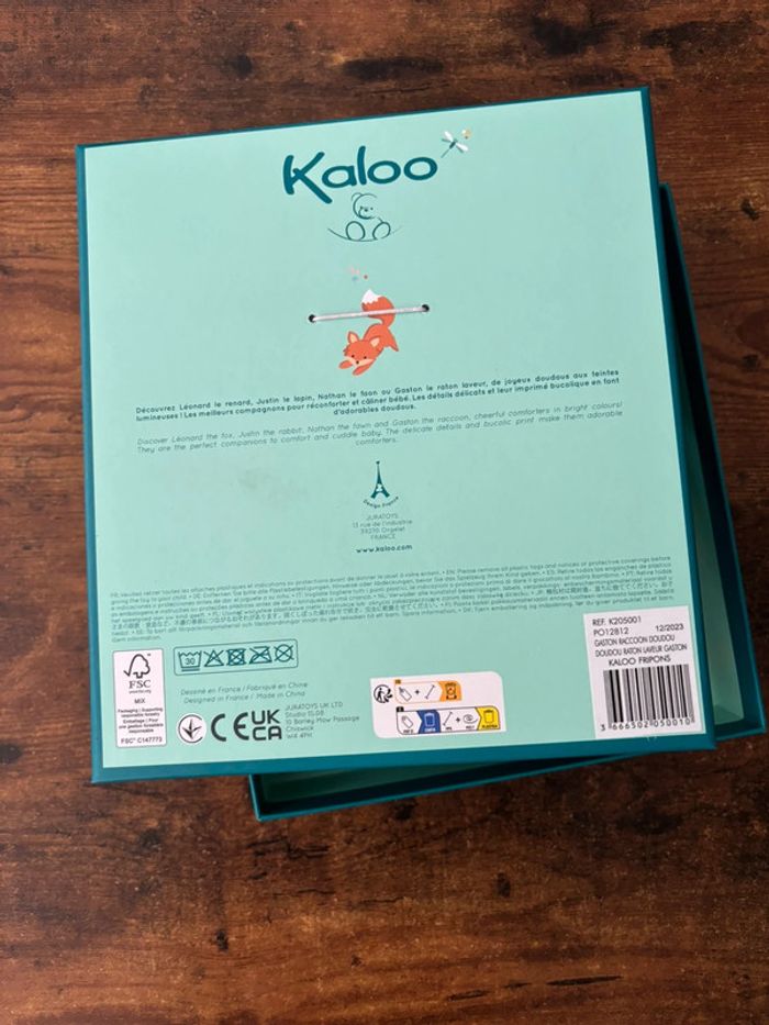 Doudou Raton laveur Kaloo - photo numéro 3