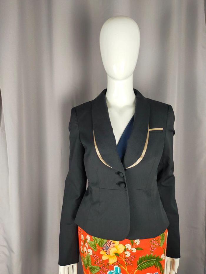 Veste tailleur noire – DE.CORP by Esprit – T. 38 - photo numéro 15