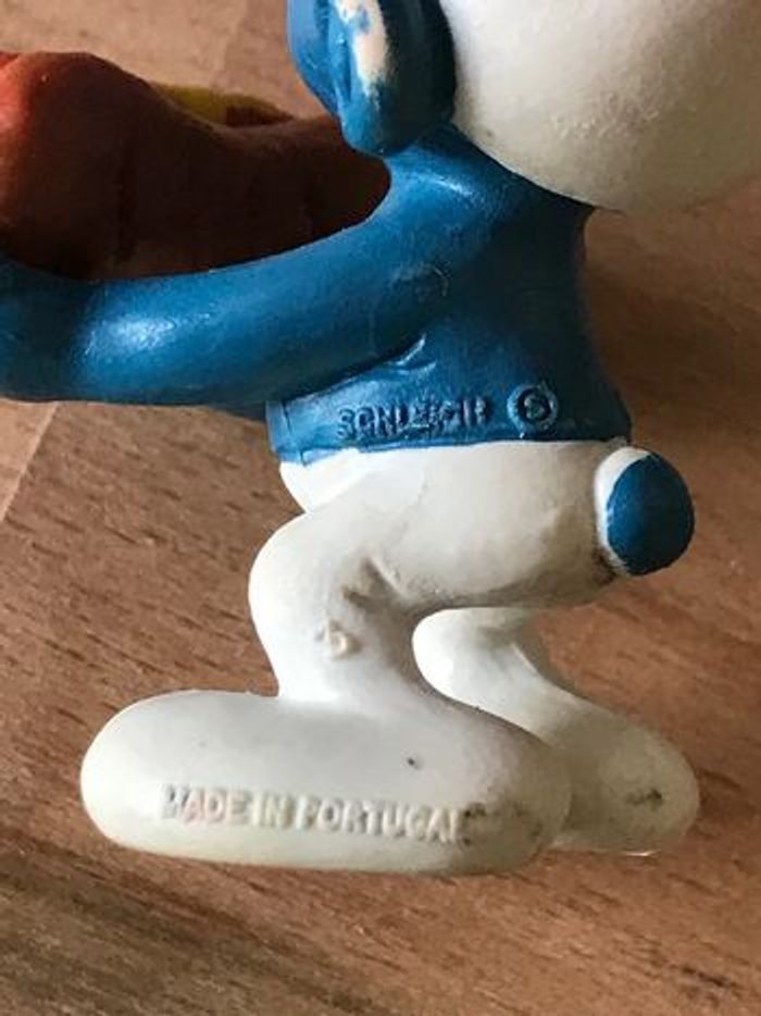 1 figurine les schtroumpfs 5cm de haut environ marque schleich vintage 1982 - photo numéro 6
