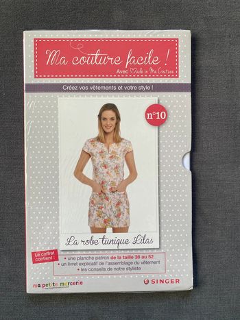 Ma couture facile avec Made in me couture La robe tunique Lilas