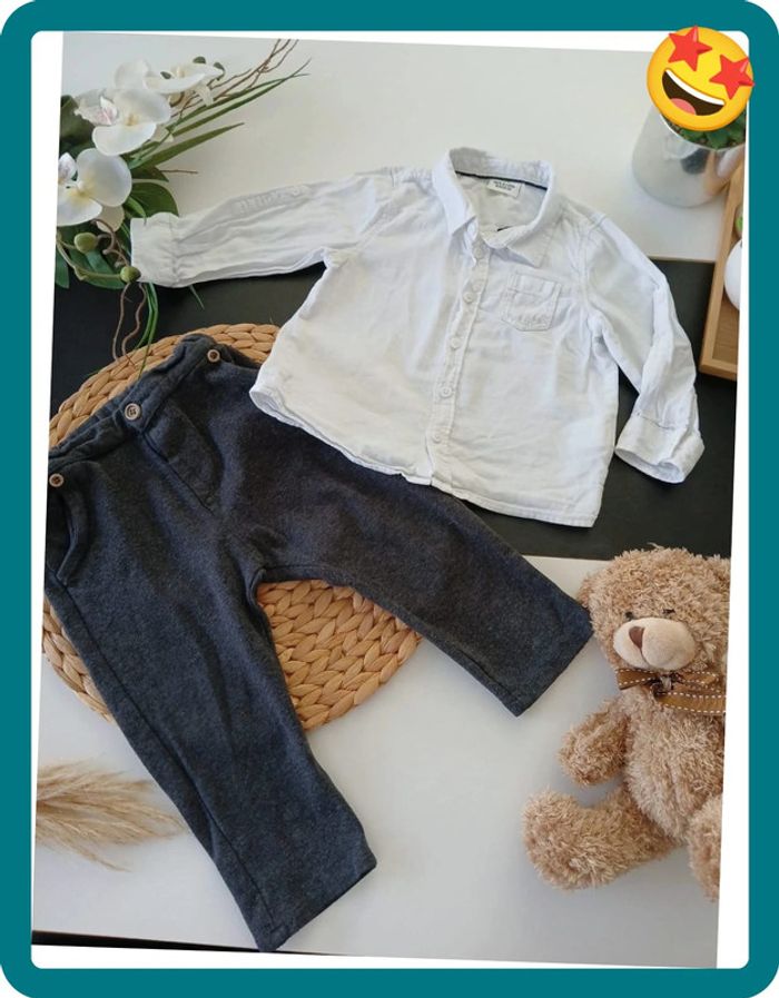 Ensemble bébé 3 pièces garçon Taille 18 mois🌿🦊