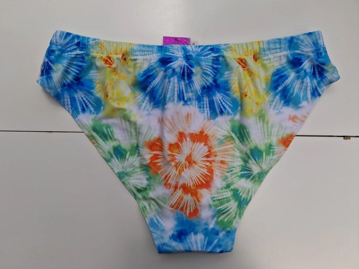 Slip De Bain Maillot De Bain Tie Dye Multicolore Taille XL - photo numéro 10