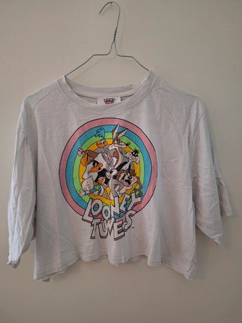 T-shirt manches courtes looney tunes blanc M