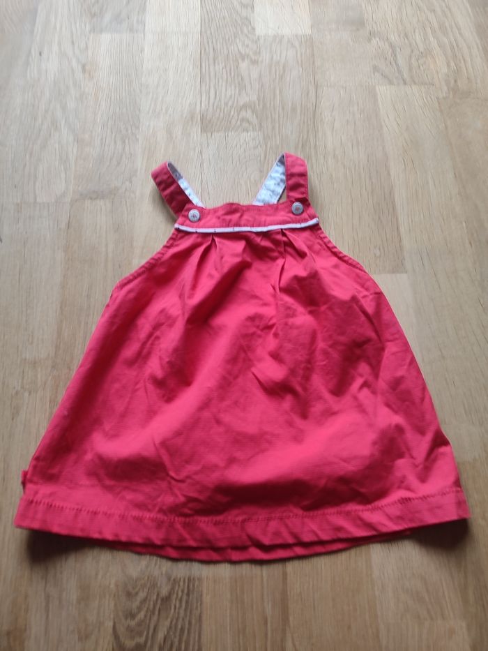Robe obaibi 6 mois rouge