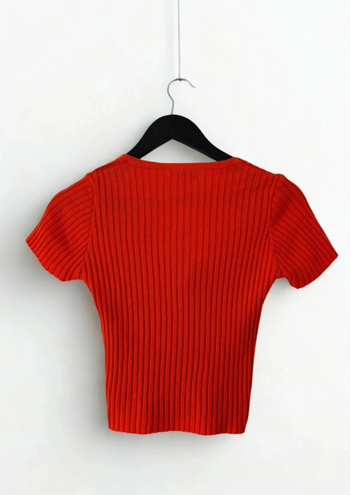 Gilet court côtelé orange vif I Saw It First Taille XS/S - photo numéro 6
