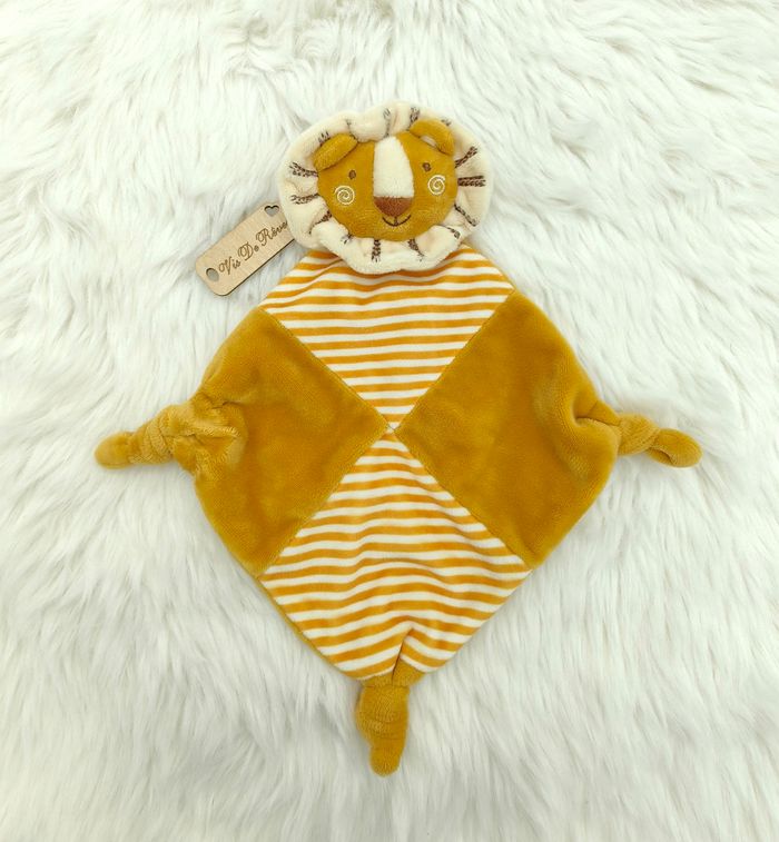 Lot de 2 Doudous lion Tom et Kiddy - photo numéro 5