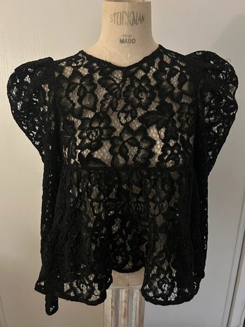 Chemise dentelles Zara taille xs