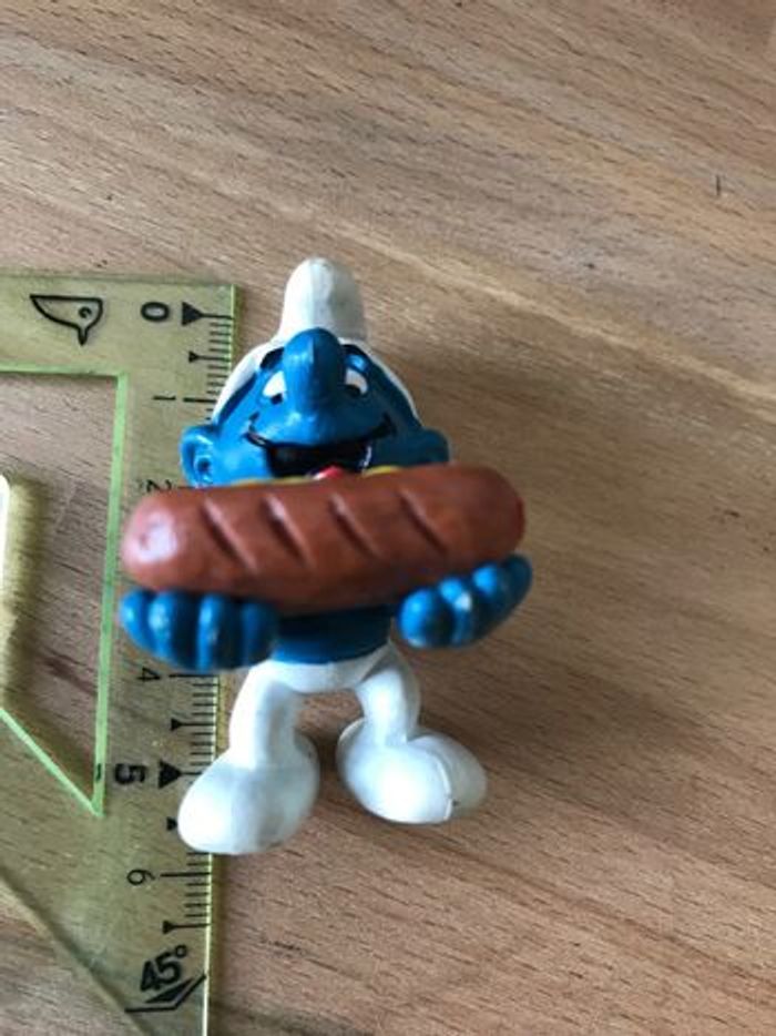 1 figurine les schtroumpfs 5cm de haut environ marque schleich vintage 1982 - photo numéro 2