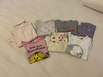 Lot de 7 teeshirt manches longues