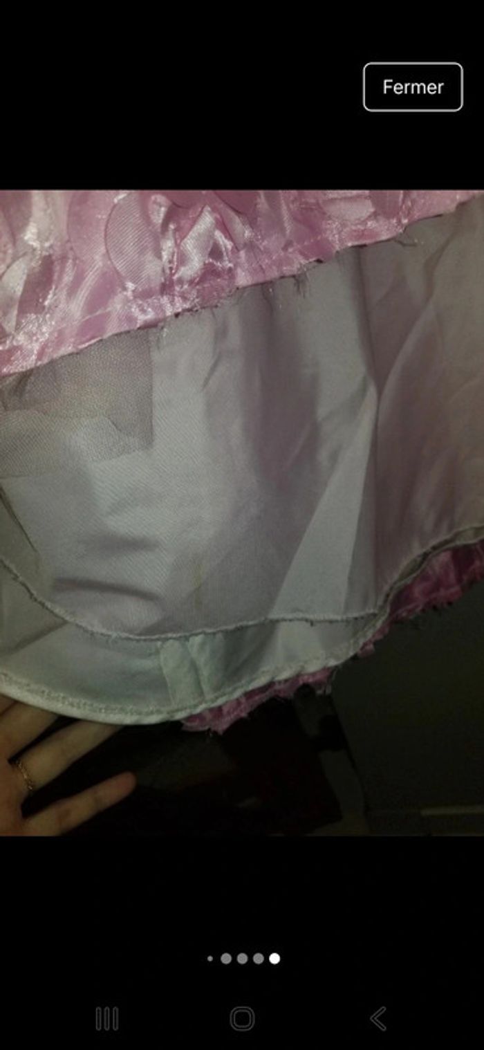 Magnifique robe de cérémonie rose – style princesse - photo numéro 13
