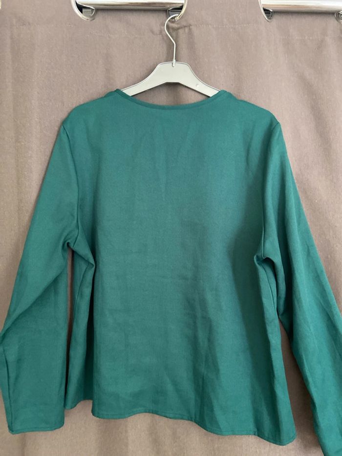 Blouse verte - photo numéro 4