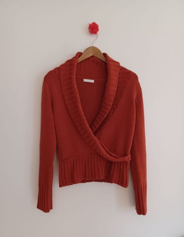 Pull hiver rouille coupe cache coeur Promod Taille 38