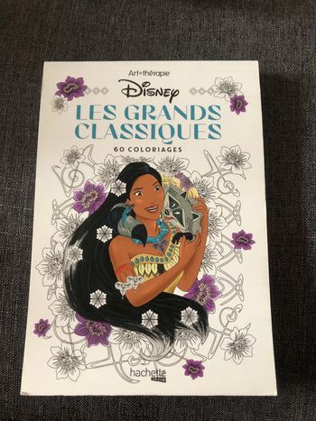 Livre de coloriage disney petit bloc grands classiques