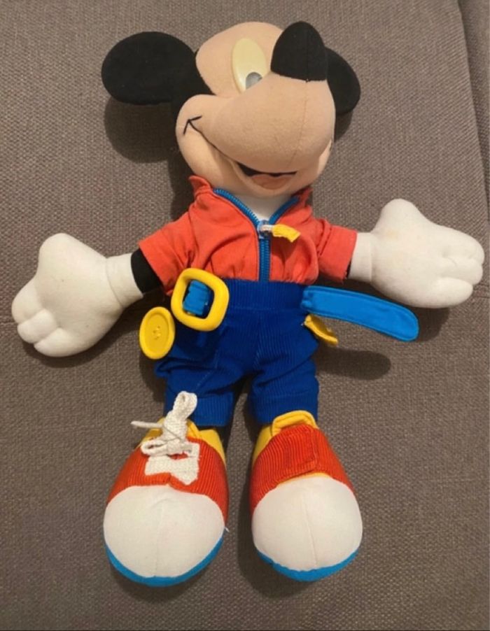 Lot peluches Mickey et Minnie d’apprentissage - photo numéro 3