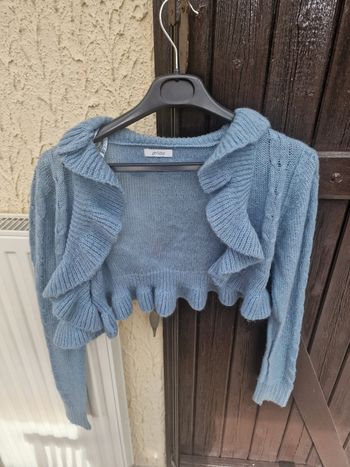 Boléro phildar bleu taille 36