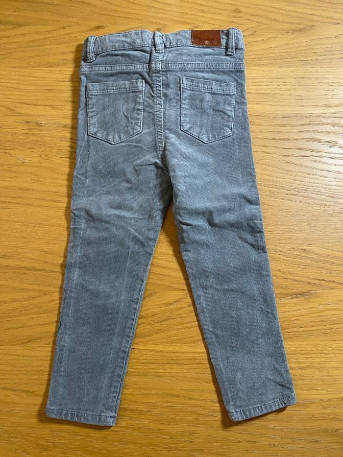 Mango Pantalon velours gris Taille 2/3 ans - photo numéro 6