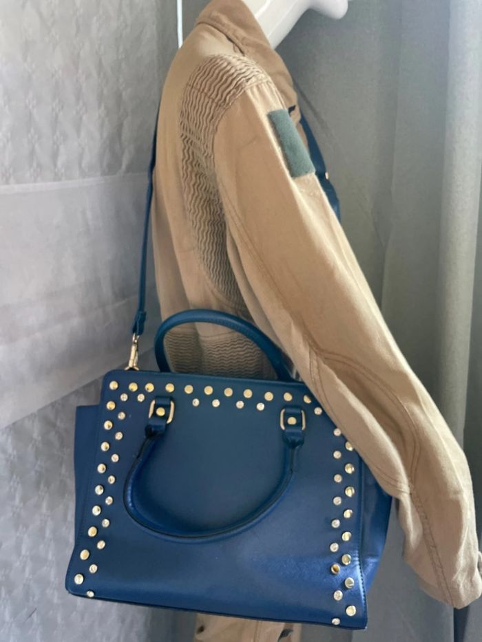 Sac bleu diamant - Très bon état - photo numéro 2