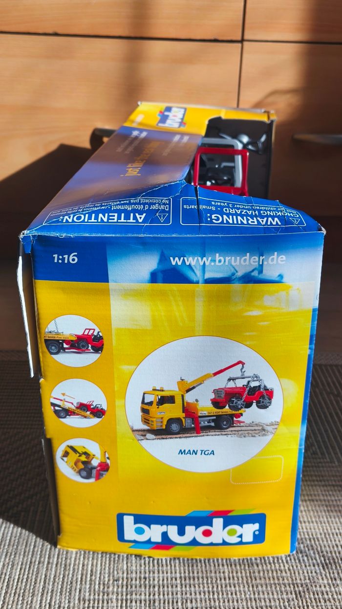 Bruder Camion Man de dépannage et sa jeep - photo numéro 5