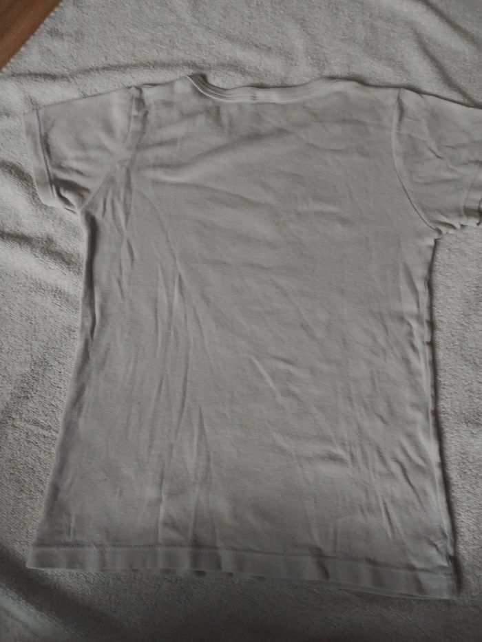 Sous t shirt garçon blanc  absorba 10 ans - photo numéro 3