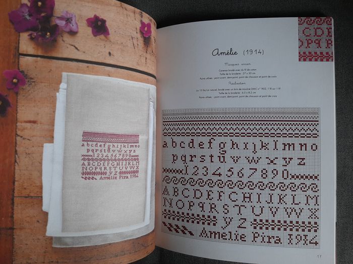 Livre de point de croix abécédaire "Les Marquoirs d'école" - photo numéro 3