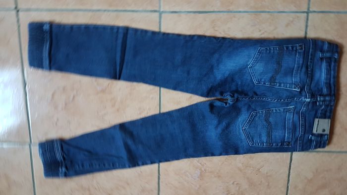 Jeans à pression fille 8 ans bleu Vert Baudet - photo numéro 7