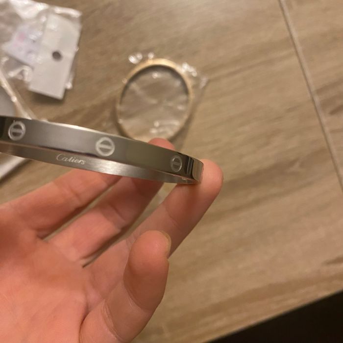 Bracelet en acier inoxydable / jonc - photo numéro 3