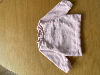 Sweat Petit bateau rose 12 mois