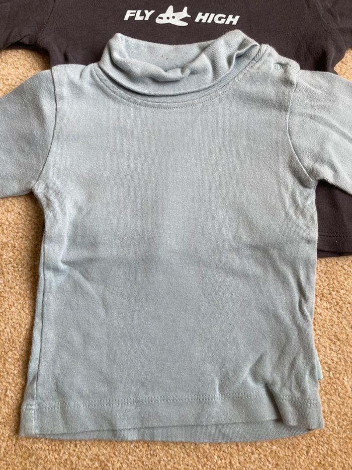 t-shirts manches longues garçon 12 mois - photo numéro 2