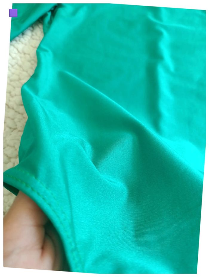 Justaucorps/maillot de bain vert Aquatic Wear - 38/40 vintage old school - photo numéro 3