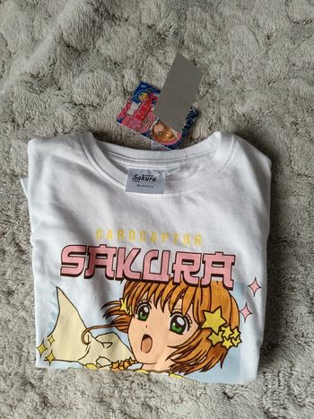 Tee-shirt manches longues Sakura 8ans neuf