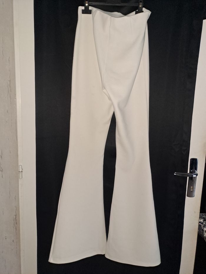 Pantalon blanc taille m - photo numéro 2