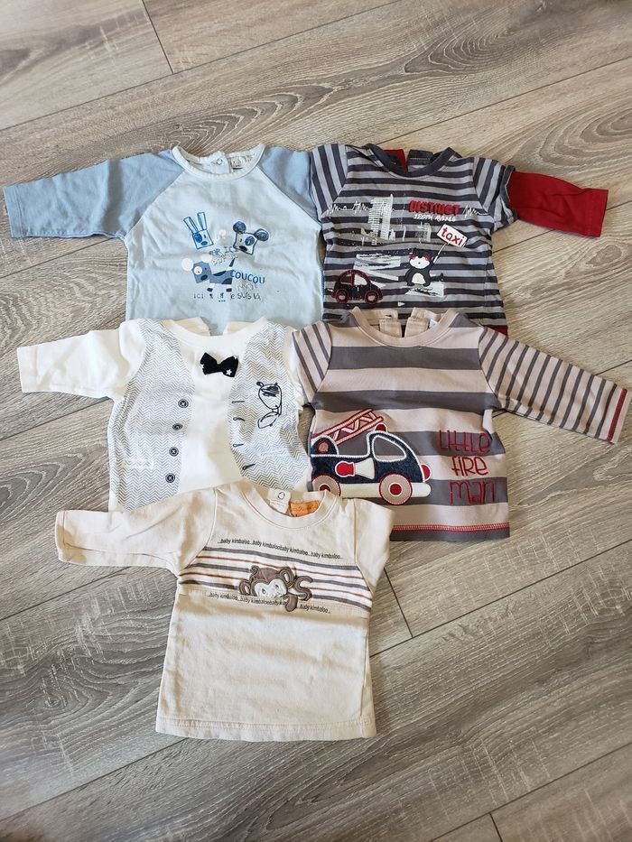 Lot maillot manches longues