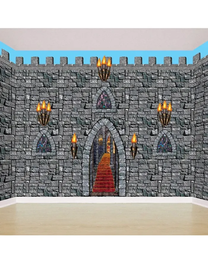 x9 Thème Insta – Beistle Stickers Escalier, Fenêtre et Torche NEUF - photo numéro 5