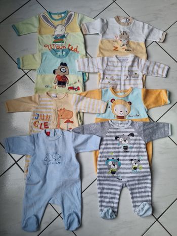 Lot de pyjamas 1 mois