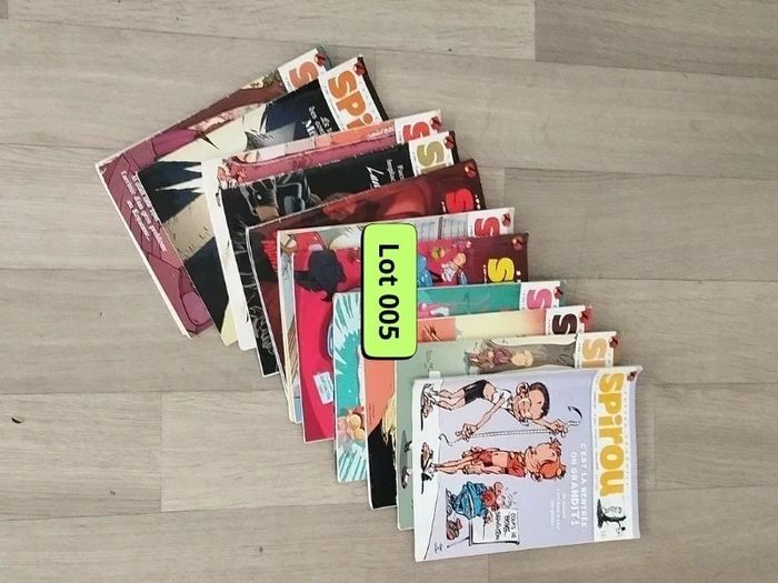 Lot de 12 magazines SPIROU année 2010 L005  7627096672